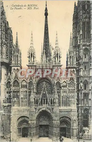 Ansichtskarte AK Catherale de ROUEN.La Fa�ade-ND Phot