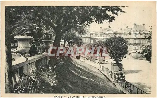 Cartes postales paris-Le jardin du Luxembourg