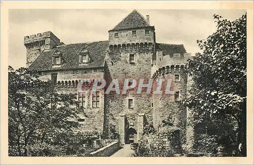 Cartes postales CHATEAU DE CASTELNAU-BETENOUX( Fondation Jean Moulierat) Detail de la fa�ade u Nord