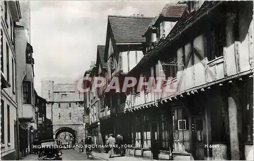 Ansichtskarte AK HIGH PETERGATE AND BOOTHAM BAR  YORK