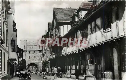 Cartes postales HIGH PETERGATE AND BOOTHAM BAR  YORK