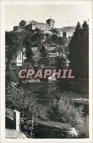 Cartes postales LOURDES-Le Chateau-Fort et le gave