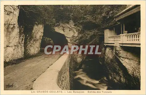 Cartes postales LES GRANDS GOULETS-Les Baraque.Entr�e des Tunnels