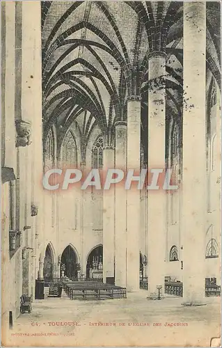 Ansichtskarte AK TOUOUSE�INTERIEUR DE L'EGLISE DES JACOBINS