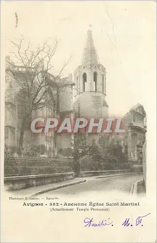 Cartes postales AVIGNON 582-ancienne Eglise Saint martial
