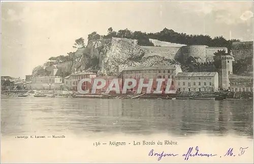 Cartes postales AVIGNON -Les Bord du Rhone