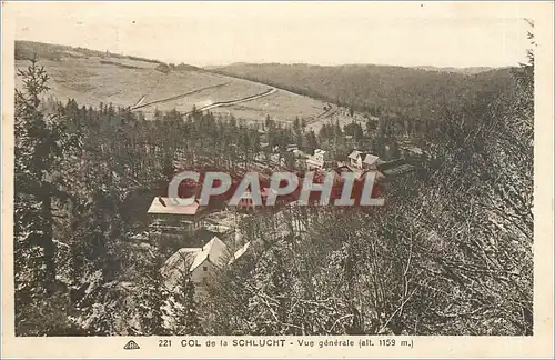 Cartes postales COL de la SCHLUCHT-Vue g�n�rale (alt 1159m)e