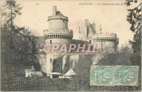 Cartes postales alencon-Le Chateau iles Dues d'ALECON