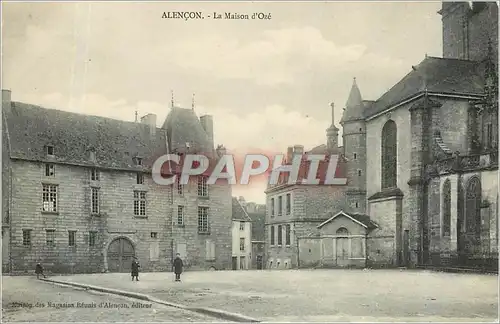 Cartes postales alencon-La maison d'Oz�