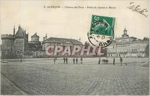 Ansichtskarte AK alencon-Chateau des Dues-Palais de justice et mairie