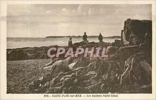 Cartes postales SAINT-PAIR-SUR-MER-Les Rochers Saint Gaud