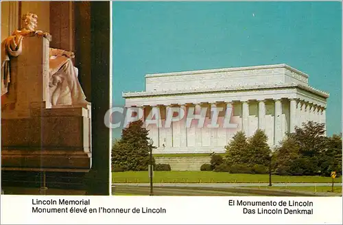 Cartes postales Lincoln Memorial