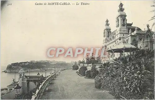 Cartes postales CASINO DE monte-carlo-le Theatre