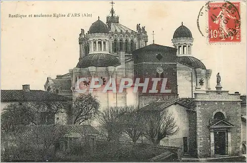 Cartes postales Basilique et ancienne Eglise d'ARS