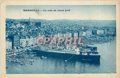 Ansichtskarte AK MARSEILLE-Un coin du vieux Port Bateau