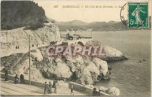 Cartes postales MARSEILLE-Un Coin de la Corniche