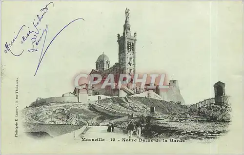 Cartes postales MARSEILLE 13- Notre Dame de la garde