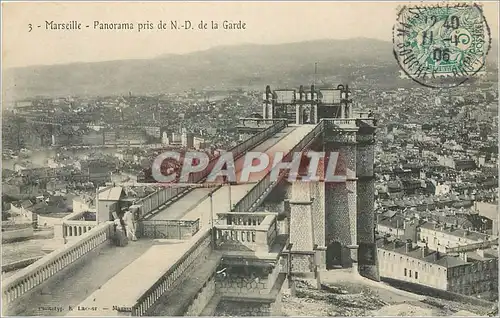 Ansichtskarte AK MARSEILLE-Panorama pris de N.D de la garde