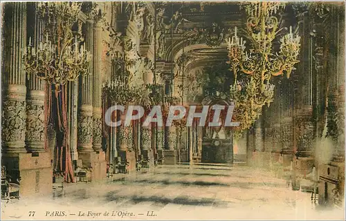 Cartes postales PARIS-Le Foyer de l'Opera-LL
