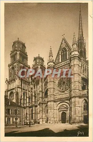 Cartes postales LA DOUCE FRANCE-ORLEANS(La cathedrale Ste-Croix(Fa�ade Sud Est)