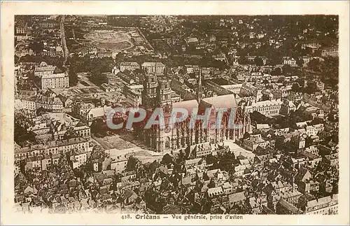 Cartes postales Orleans-Vue generale d'Avion
