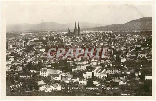 Cartes postales CLERMONT-FERRAND.Vue generale