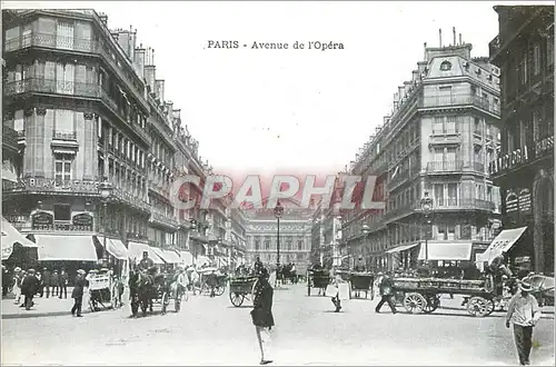 Cartes postales PARIS-Avenue de l'Opera