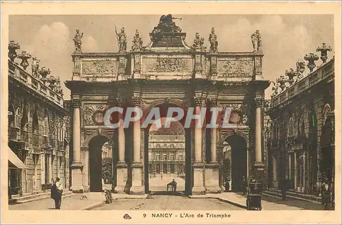 Cartes postales NANCY-L'Arc de Triomphe