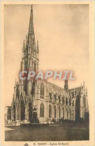 Cartes postales NANCY-Eglise St Epvre