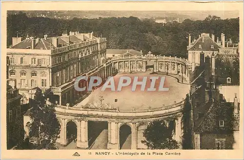 Cartes postales NANCY-L'Hamicycle de la Place Carriere