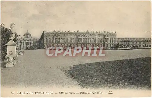 Cartes postales PALAIS DE VERSAILLES-Cote du Parc-