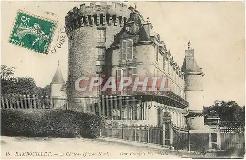 Cartes postales RAMBOUILLET-Le Chateau (Fa�ade Nord)