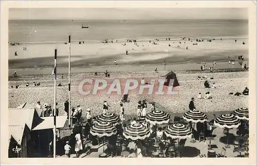 Cartes postales CAYEUX sur MER.La Plage et Bar du Soleil