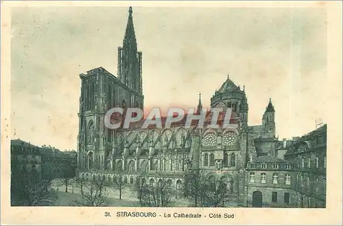 Cartes postales STRASBOURG-la Cathedrale Cote Sud