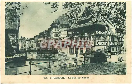 Ansichtskarte AK STRASBOURG-Le bain aux Plantes