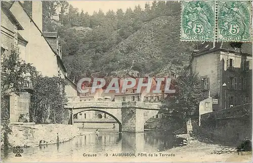 Cartes postales creuse 19 AUBUSSON  pont de la Teraade