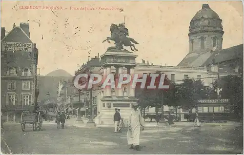 Ansichtskarte AK CLERMONT FERRAND-Place de jaude-Vereingetorix