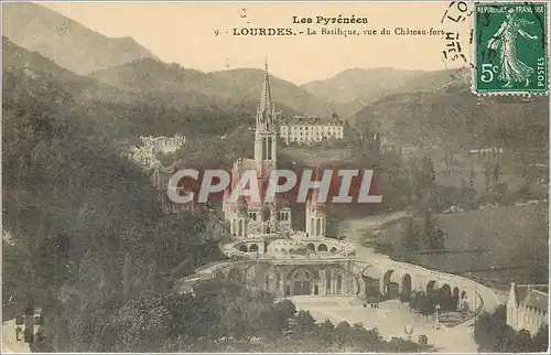 Cartes postales LOURDES-La Basiliques