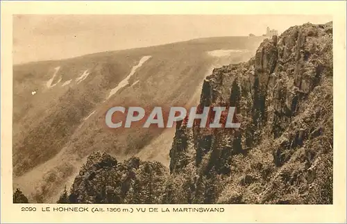 Cartes postales LE HOHNECK (Alt 1366m)vue de la MARTINSAND