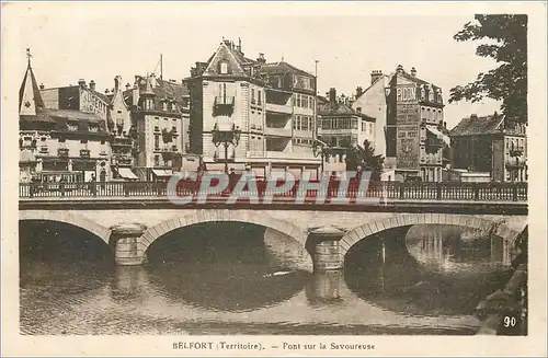 Cartes postales BELFORT(TERRITOIRE)-pont sur la Savoureuse