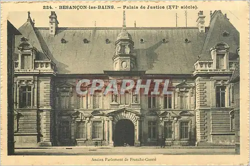 Cartes postales BESANCON LES BAINS-PALAIS DE JUSTICE
