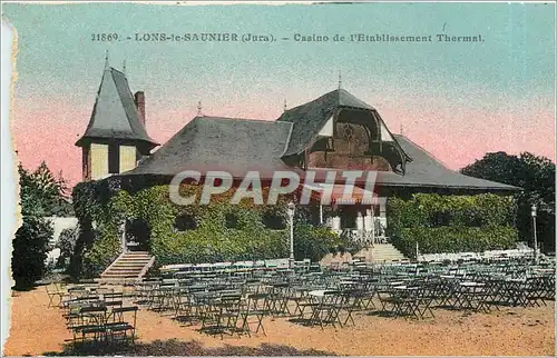 Cartes postales LONS LE SAUNIER (JURA)-Casino de l'Etablissement Thermal