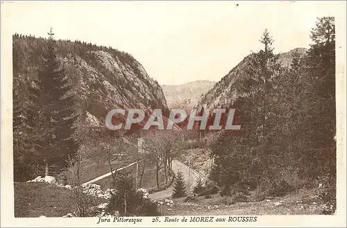 Ansichtskarte AK 28 Route de MOREZ AUX rousses