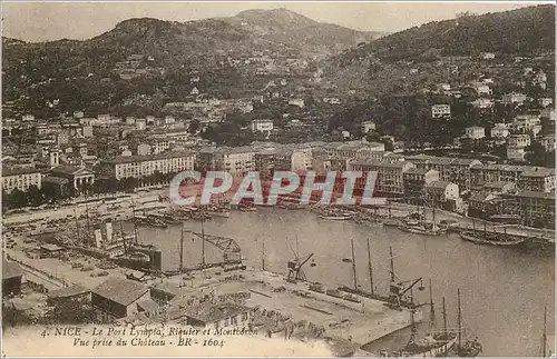 Cartes postales Nice Le Port Lympia Riqufer et Montboron Vue prise du Chateau