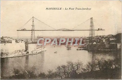 Cartes postales Marseille Le Pont Transbordeur