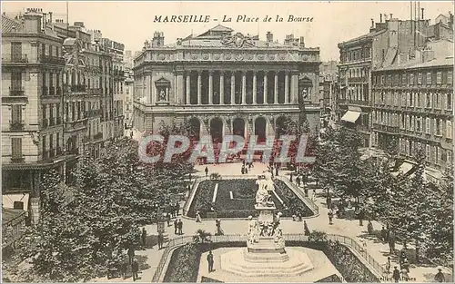 Cartes postales Marseille La Place de la Bourse