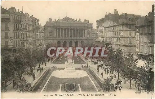 Cartes postales Marseille Place de la Bourse