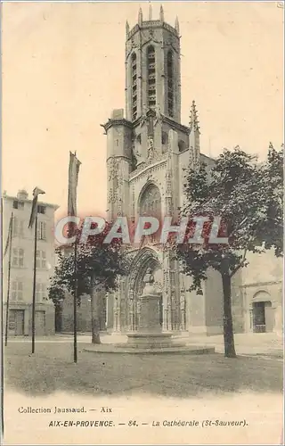 Ansichtskarte AK Aix en Provence La Cathedrale St Sauveur