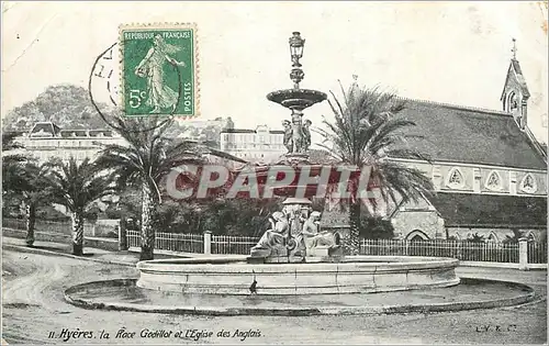 Cartes postales Hyeres La Race Godillot et l'Eglise des Anglais