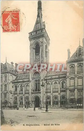 Cartes postales Angouleme Hotel de Ville